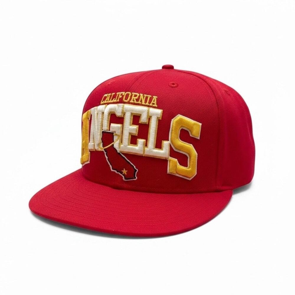 MLB CALIFORNIA ANGELS Hat Cap NEW ERA 9FIFTY Snapback Red ONE SIZE